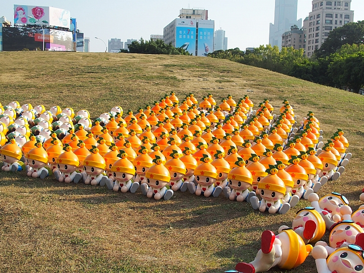 數大便是美:2014年11月5日~9日農業精靈「高通通」在高雄市中央公園展出