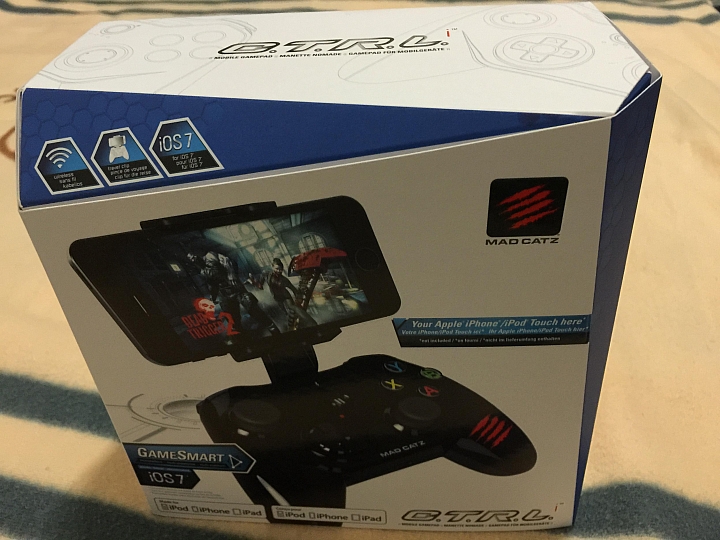 偽掌機 開箱 Madcatz ios 遊戲手把