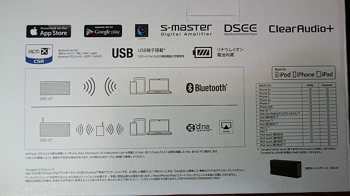 冷門的藍芽喇叭SONY SRS-X7