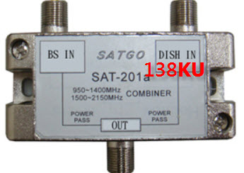 BS衛星(110E) + 138KU + 數位電視 + 監視器
