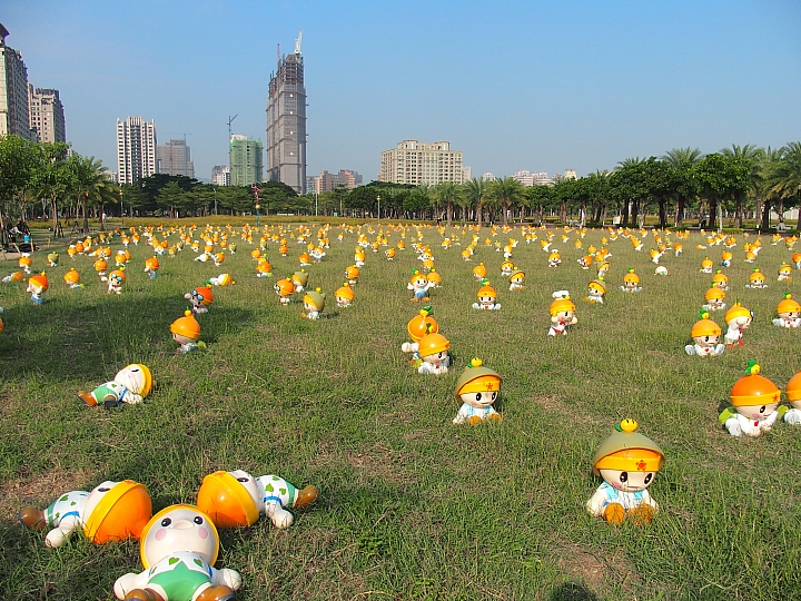 數大便是美:2014年11月5日~9日農業精靈「高通通」在高雄市中央公園展出