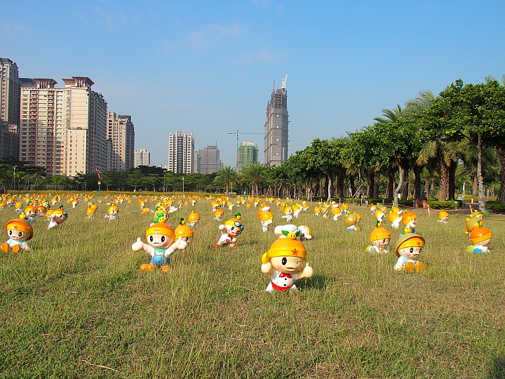數大便是美:2014年11月5日~9日農業精靈「高通通」在高雄市中央公園展出