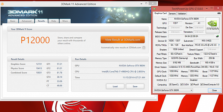 MSI GT72 Dominator Pro搭載nVIDIA GTX980M之極致效能解析