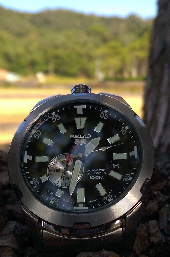 Seiko 盾牌5號, 青山綠水開箱