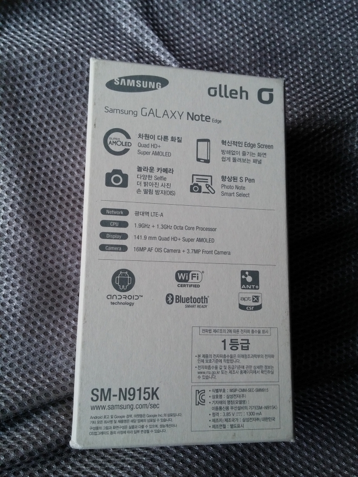 SAMSUNG NOTE 姐妹機EDGE 簡單開箱