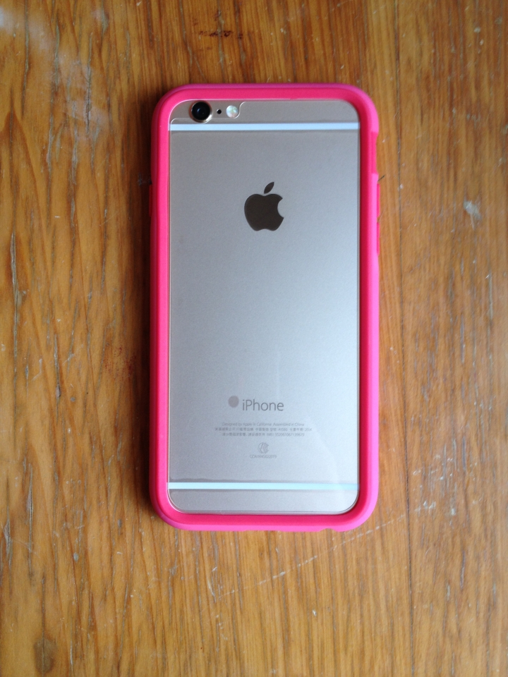 iPhone6 (金) 犀牛盾桃紅色開箱文~