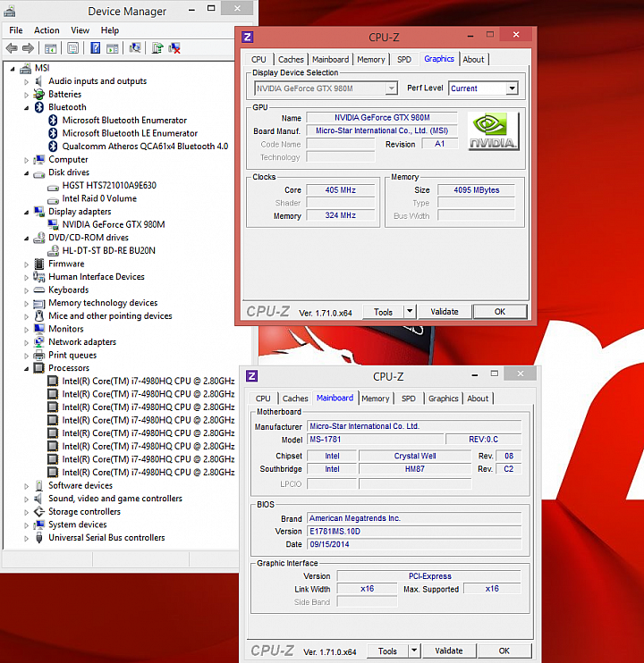 MSI GT72 Dominator Pro搭載nVIDIA GTX980M之極致效能解析