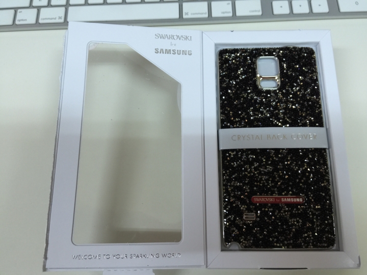 Note4 施華洛世奇背蓋閃亮亮開箱