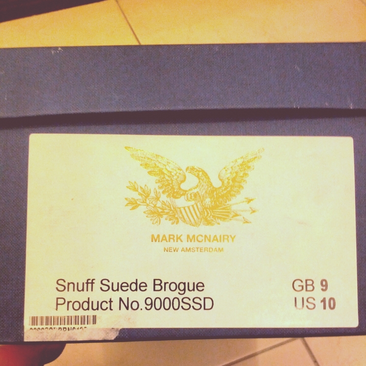 (皮鞋界的玩世頑童)MARK MCNAIRY SNUFF SUEDE BROGUE BROWN 麂皮雕花皮鞋