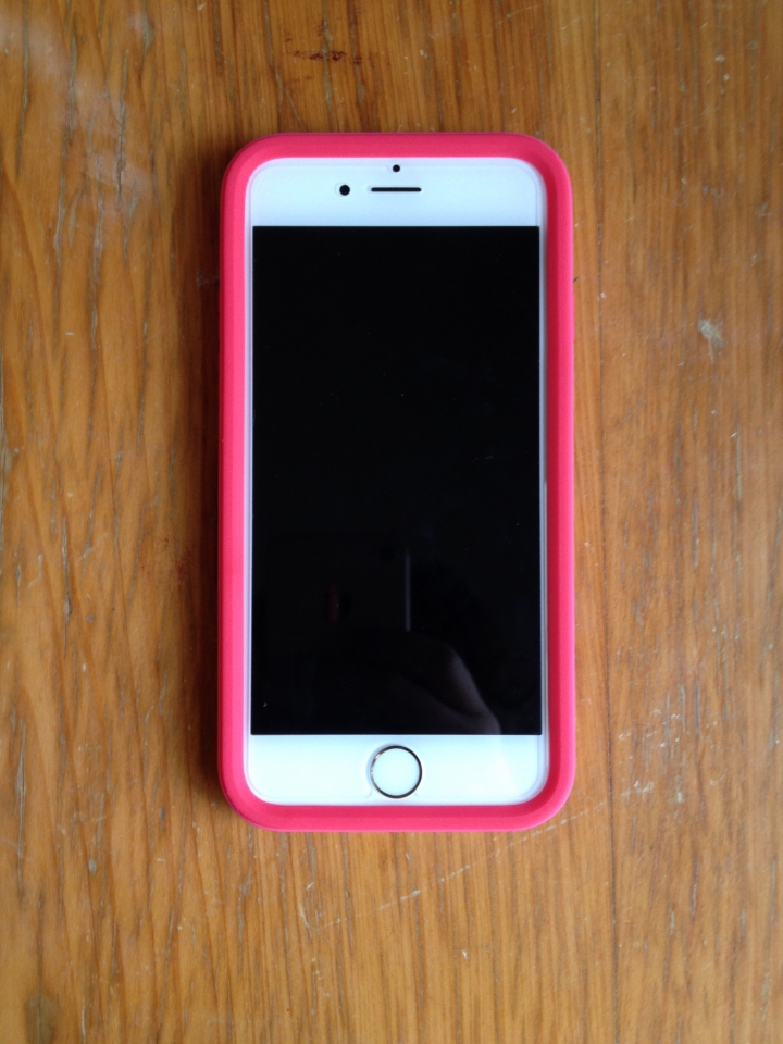 iPhone6 (金) 犀牛盾桃紅色開箱文~