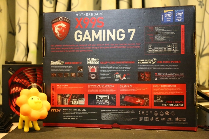 微星X99S GAMING 7 開箱啦~~!!