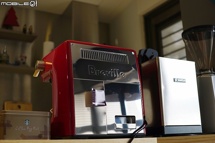 Breville BES920XL 「酒紅色款」半自動咖啡機 開箱