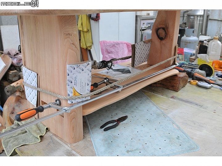 Diy 漂流木 時鐘 電視櫃 桌子