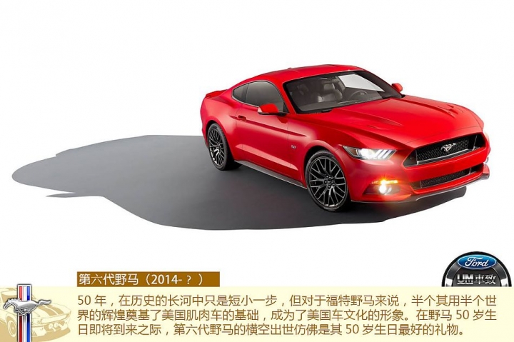 FORD野馬Mustang的歷代傳奇