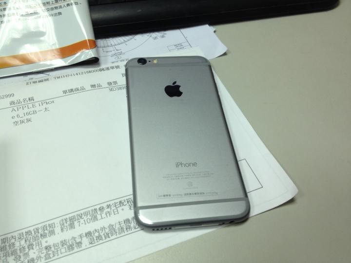 IPhone6 太空灰 16G 簡簡單單開箱文&請教文