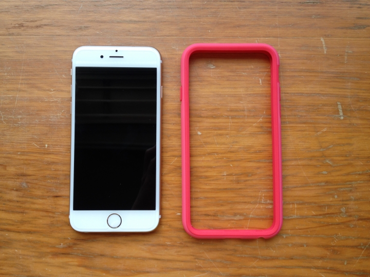 iPhone6 (金) 犀牛盾桃紅色開箱文~