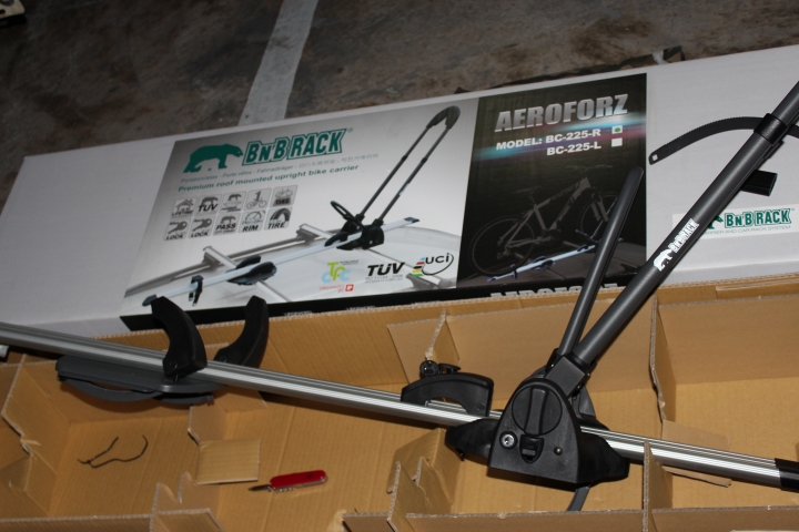 台灣熊牌BC--255車頂攜車架+CB-1008車頂橫桿