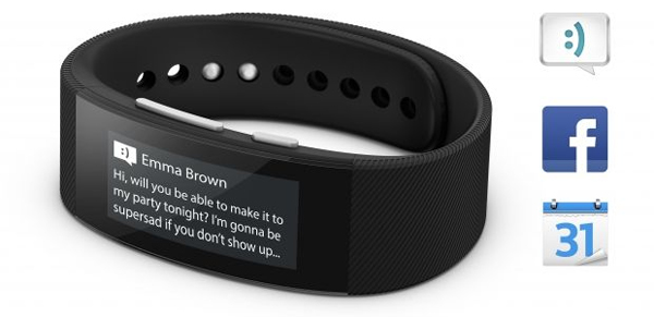 來自 星際效應後的時尚科技 SONY SMARTBAND TALK