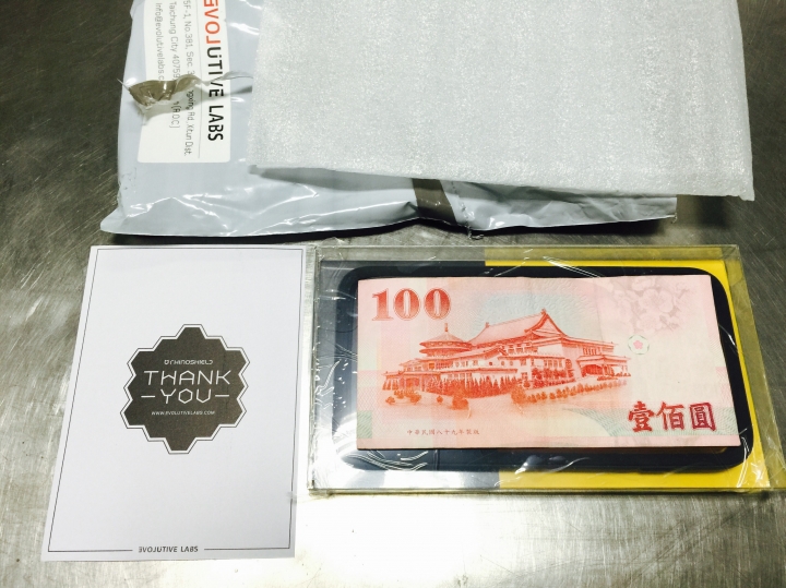 犀牛盾 - 6 plus - 贊助23英鎊三件組 - 開箱