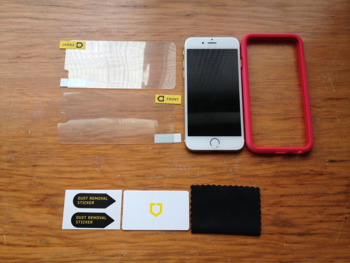 iPhone6 (金) 犀牛盾桃紅色開箱文~