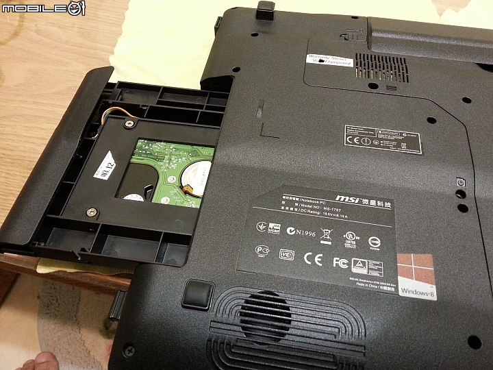 【分享】GE70 2OE 更換第二硬碟架