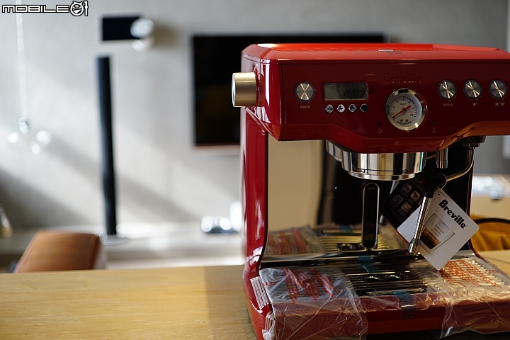 Breville BES920XL 「酒紅色款」半自動咖啡機 開箱