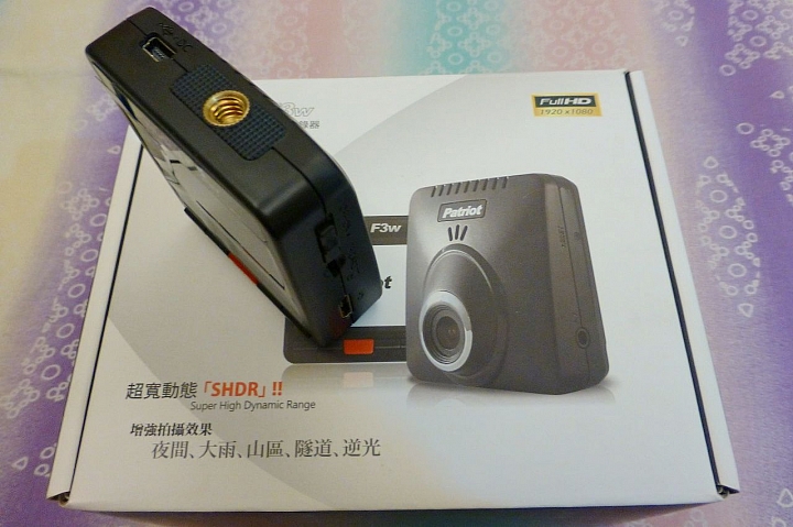 (簡單文) Patriot 愛國者F3w 160度 SHDR 1080 行車記錄器