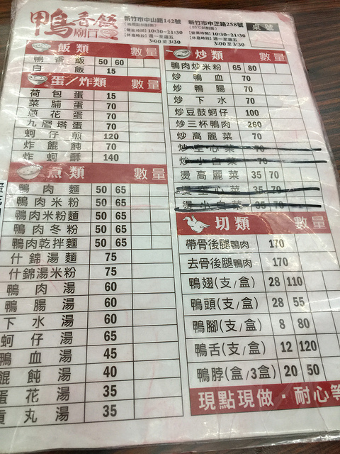 【食記】新竹城隍廟。廟口鴨香飯 阿城號炒米粉