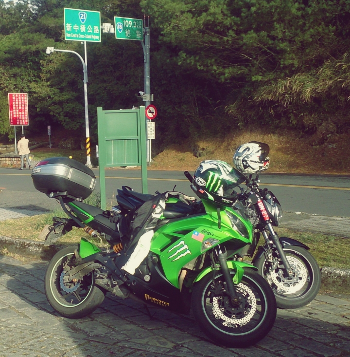 肥吱吱與綠胖胖之來去嘉義住一晚(一月重機小旅行)