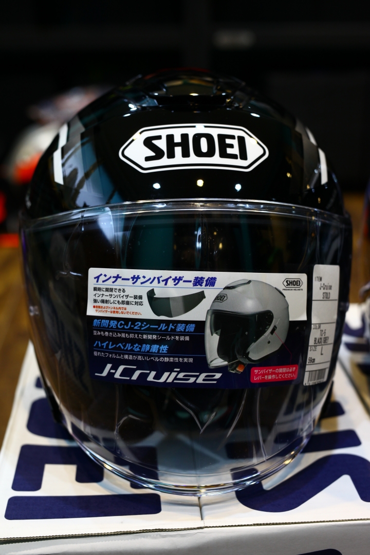 『開箱』有點小失落的SHOEI J-Cruise STOLD Black/Grey開箱