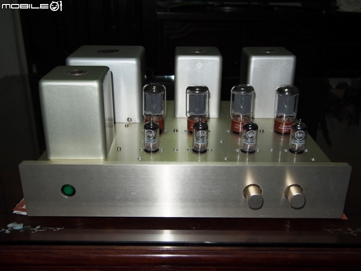 真空管綜合擴大機_5881三極管接法手工搭棚組裝