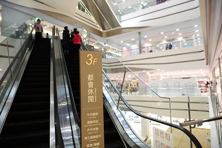 星期二選沒人潮時刻逛台南南紡夢時代