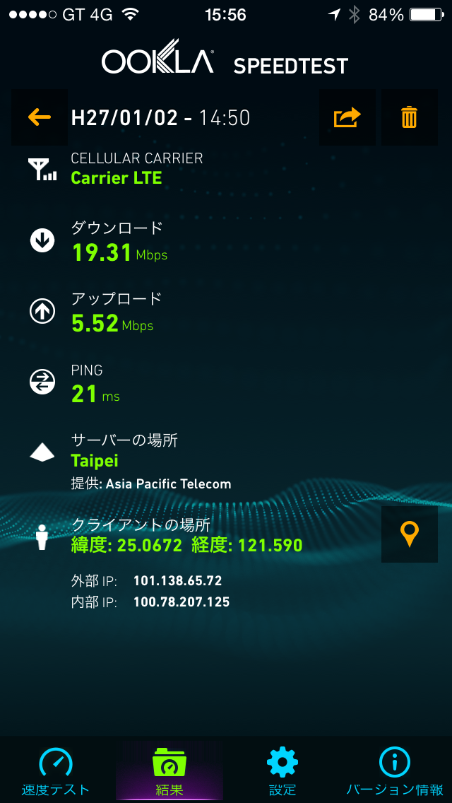 實測!老iPhone5的春天?亞太GT4G v.s. 台哥大3G實測速度