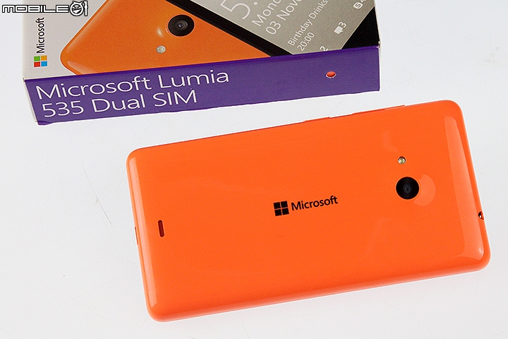 前後5MP相機 Microsoft Lumia 535 入門雙卡機