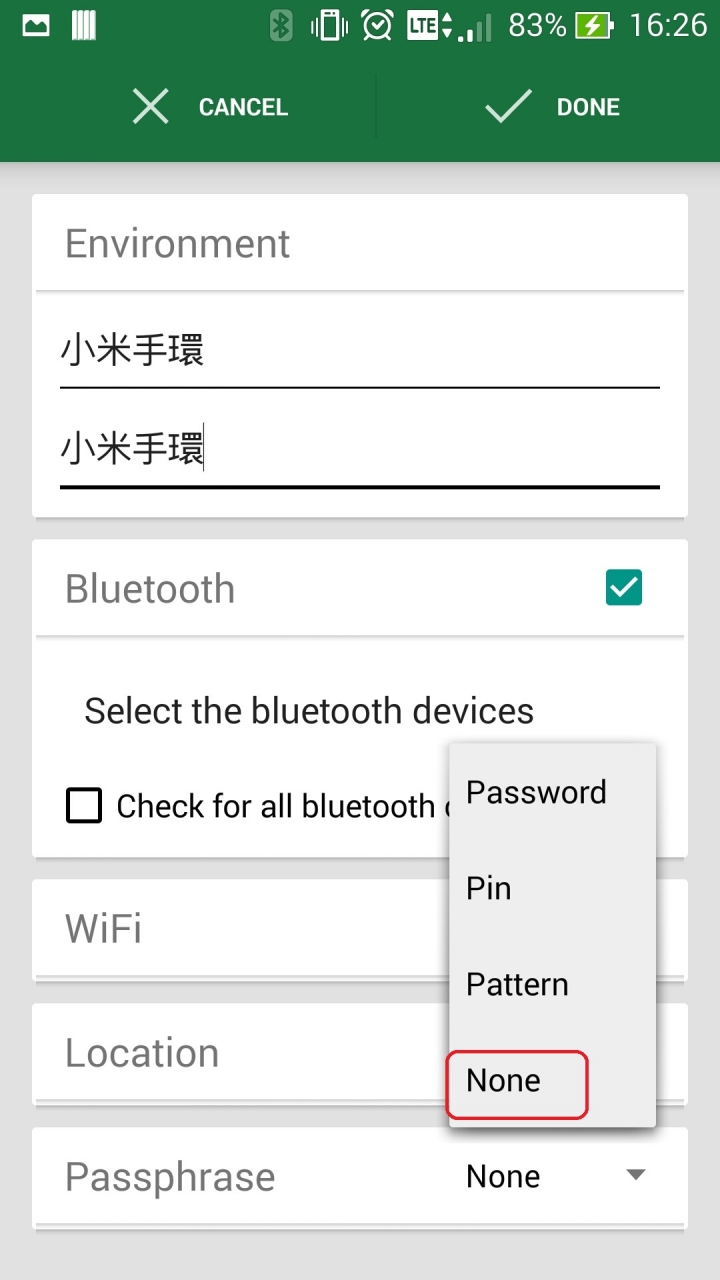 非小米手機的Android 4.4 利用小米手環解鎖方案