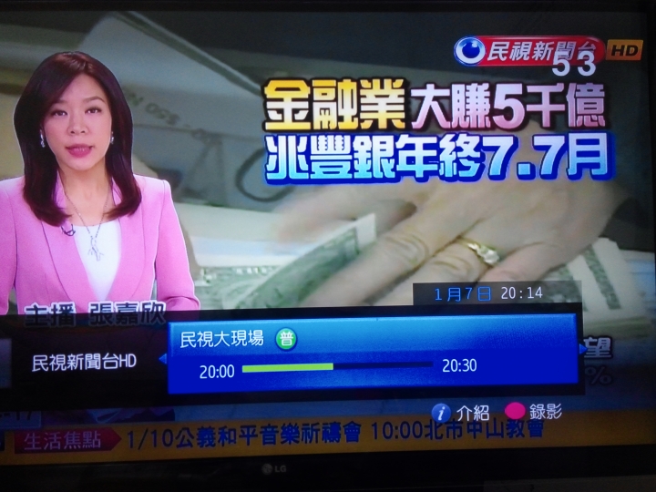 有線電視一般頻道今年新增了幾台HD頻道嚕!!