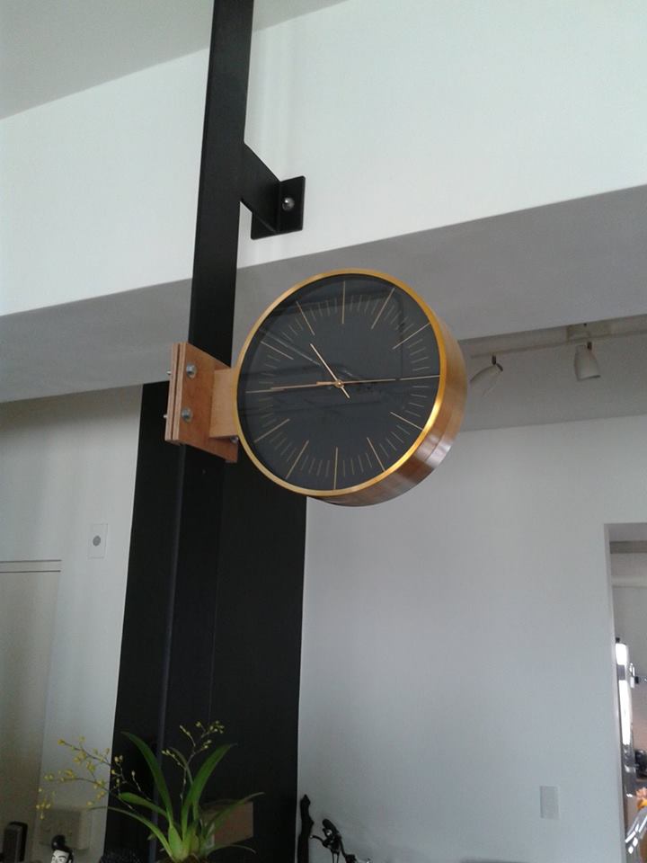 LOFT居家風格----雙面鐘改造