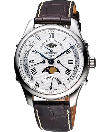 打造手腕上的品味,小資上班族錶款建議 : 浪琴四逆跳月相錶 Longines Master Retrograde Moonphases