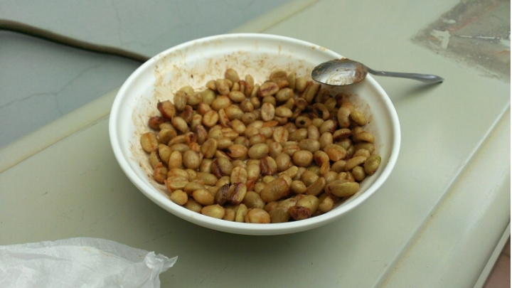 土炮咖啡豆處理記錄