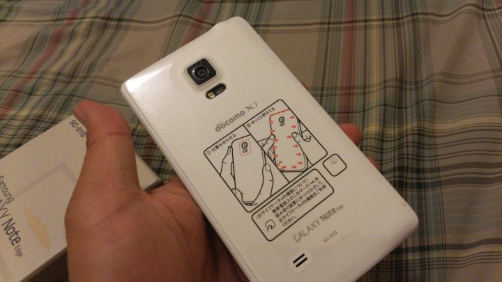 Galaxy note edge 簡易開箱圖。(文少)