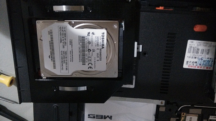 5750G(i3) 加裝 SSD