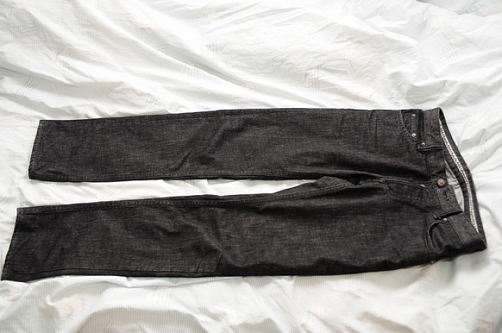 Jeansda Phoenix Deep Black Rigid Jeans (Slim) X Fenrir Deep Black Rigid Jeans (Standard)