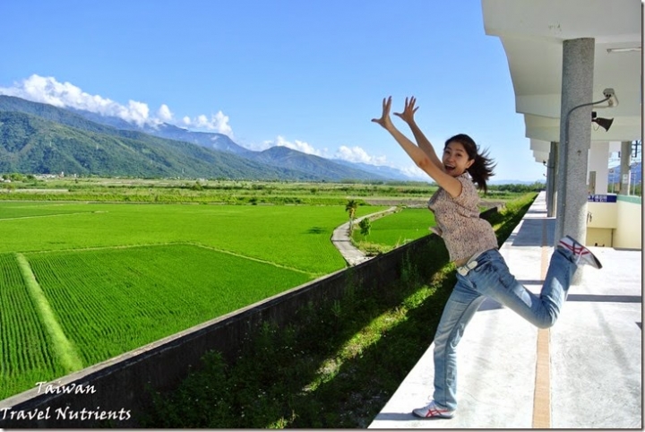 【花蓮.富里】藍天.稻田.青山–收錄花東縱谷間最美麗風景的東里車站