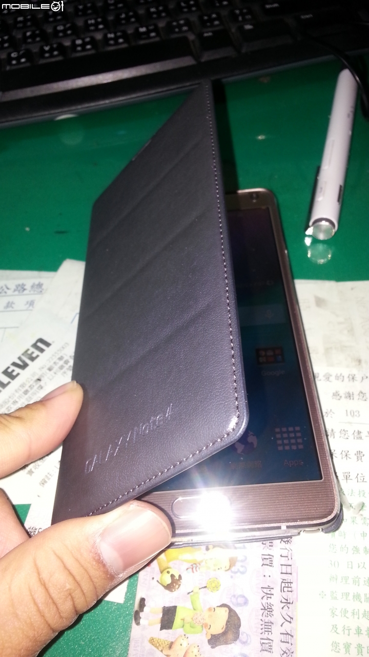 Note 4古銅金開箱