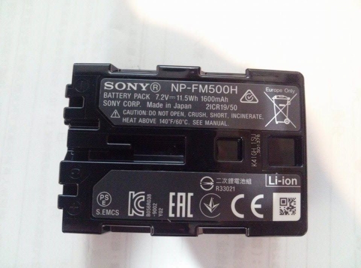 SONY原廠電池 NP-FM500H原來是不保固的!?