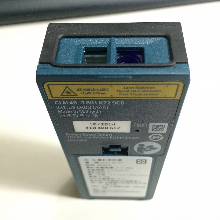 【開箱】房仲神器BOSCH台規GLM 40 Professional 雷射測距儀