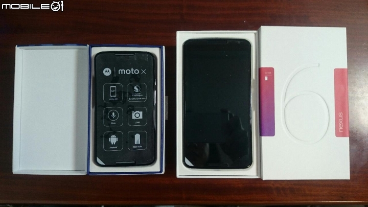 moto Nexus 6 與 moto X 2nd 2014