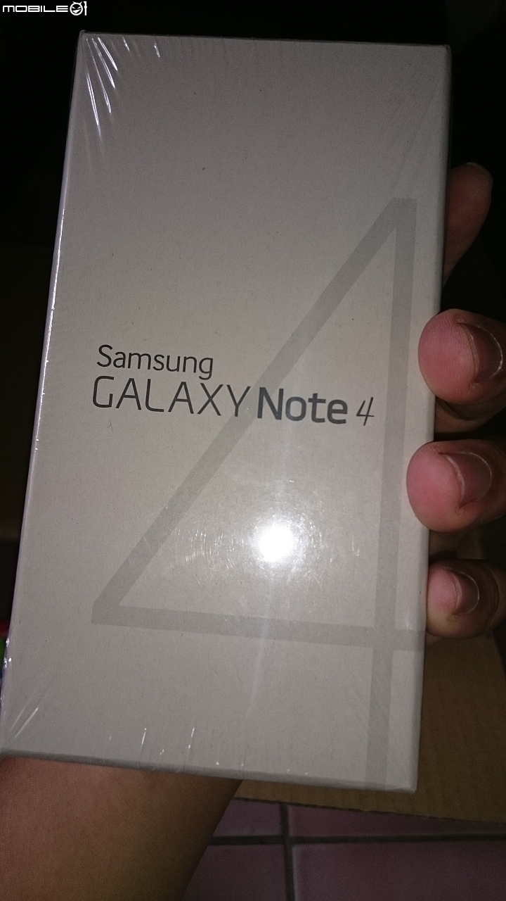 Note 4古銅金開箱