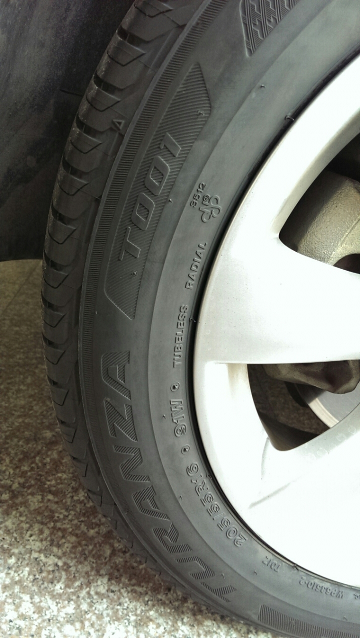 Bridgestone T001換後心得