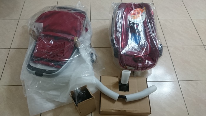 開箱】Quinny Buzz Xtra 2015 嬰兒推車 & Maxi-Cosi Pebble Plus 2015 提籃 不專業開箱